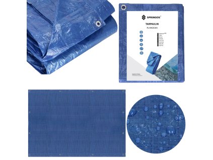 Fedőlap 6x8m kék GA2113