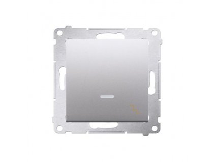 Switch Simon 54 prémium No.6 LED háttérvilágítás, modul ezüst színű