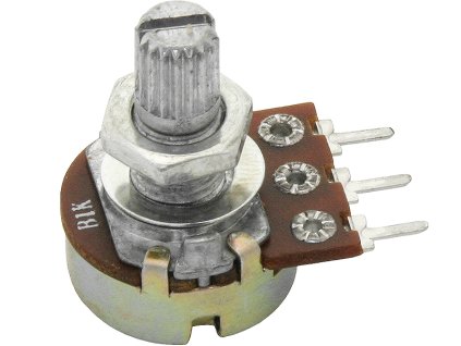 Forgópotenciométer 100K Ohm B vonal l=15mm