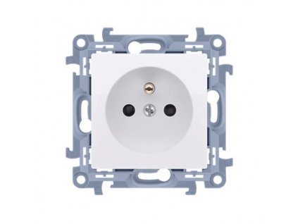 250 V Simon 10 foglalat vaku modul fehér színű rolóval