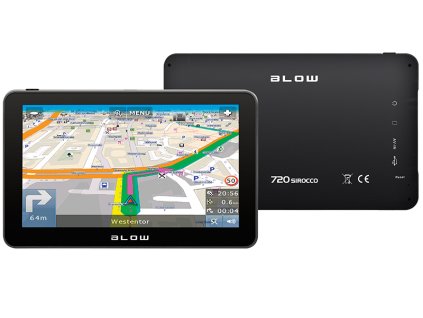 GPS navigáció GPS720 Sirocco 8GB BLOW Europa