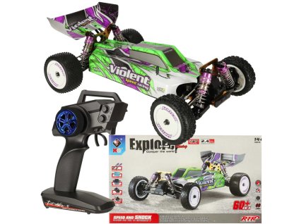 Samochod zdalnie sterowny na pilota RC WLToys 104002 1 10 4WD 2 4Ghz 142380