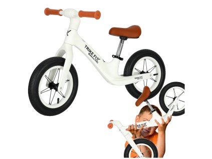 Rowerek biegowy Trike Fix Balance PRO bialy lekki 3kg 168148