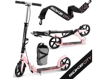 Scooter Soke City fekete és rózsaszín