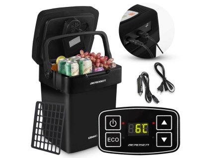 Icemax 32L ECO hordozható hűtőszekrény - fekete