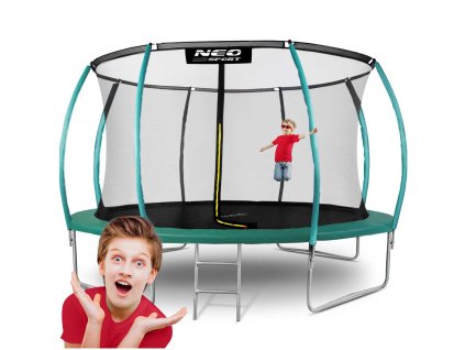 Trambulin 435cm zöld