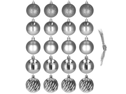 6344 ca0139 bombki choinkowe 6 cm 20 szt M0