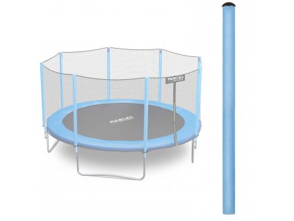 Csererúd trambulinhoz, kültéri hálóval 252 - 465cm kék