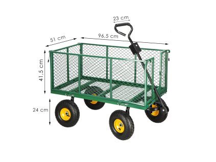 81704 ga0011 wozek ogrodowy 95x50x25 cm 400kg M0