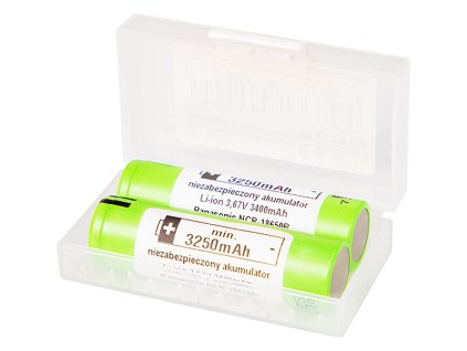 Akkumulátor 18650 2db 3.6V 85-587-
