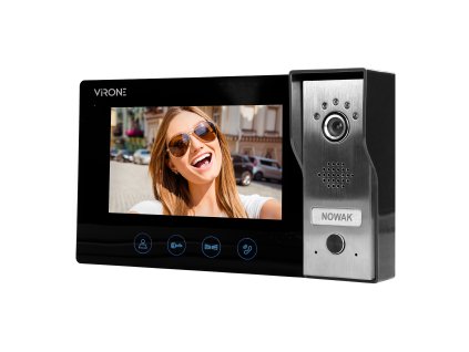 Videó kaputelefon PLUTON BAX 7" fekete