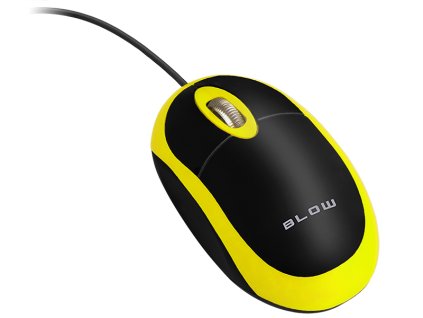 Optikai egér BLOW MP-20 USB sárga
