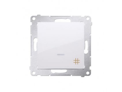 Switch Simon 54 prémium No.7 LED alfény, fehér modul