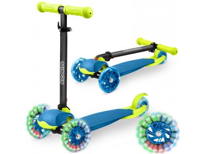 Loco háromkerekű robogó - kék-zöld