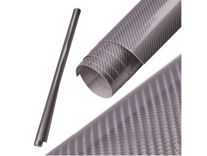 Carbon 5D ezüst fólia tekercsben 1,52x18m