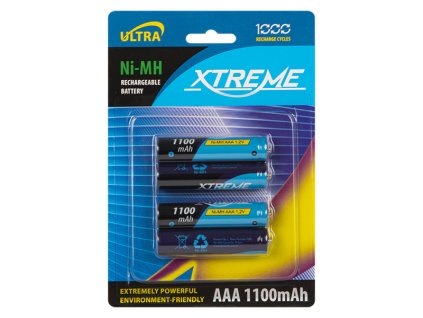 Újratölthető AAA R3 Ni-MH 1100mAh XTREME akkumulátorok