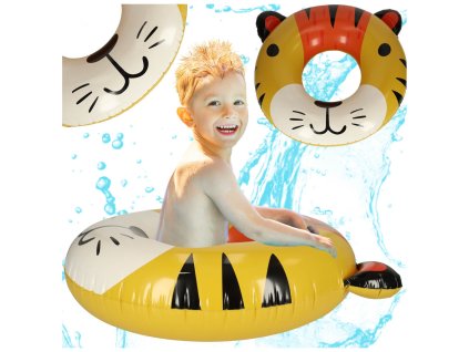 Kolko do plywania kolo dmuchane tygrysek 80cm max 60kg 169801