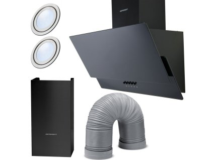 Kéményháztető 60 cm BT-211 fekete