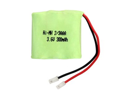 Újratölthető akkumulátor 3,6 V 2/3AA Ni-MH 400 mAh