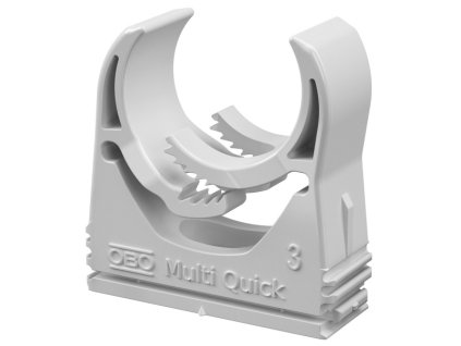 M-Quick csőbilincs 2153130 25-28mm PA világosszürke OBO