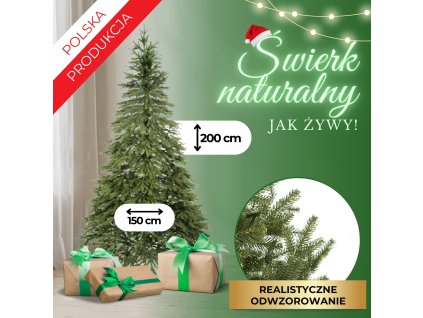 Karácsonyfa 200cm CT0149