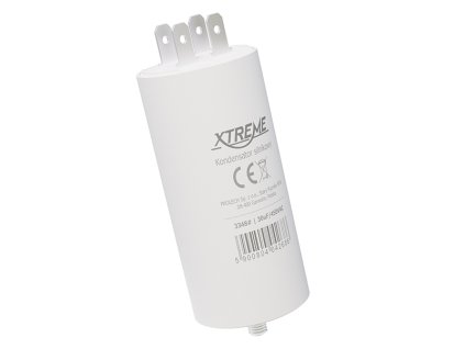 Futtatási kondenzátor 30uF/450V 6,3 mm-es csatlakozó
