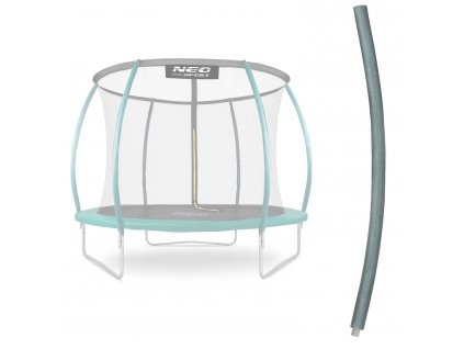 C 252 - 435cm zöld csere rúd trambulinhoz belső hálóval C 252 - 435cm zöld