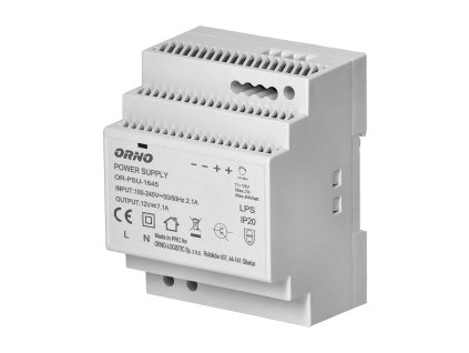 12V-os DIN sínes tápegység DC 7A, 84W