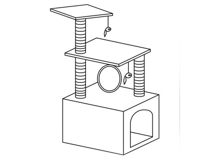 Kaparófa macskáknak PA1038