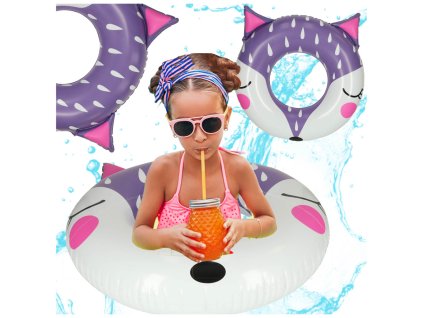 Kolko do plywania kolo dmuchane lisek 80cm max 60kg 169802