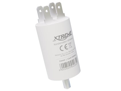 Indítási kondenzátor 12uF/450V 6,3 mm-es csatlakozó