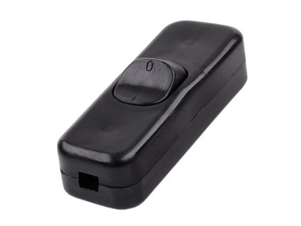 Közbenső kapcsoló fekete 3A/250V PRK0073