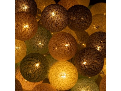 Karácsonyi világító gömb CL0156 50 LED