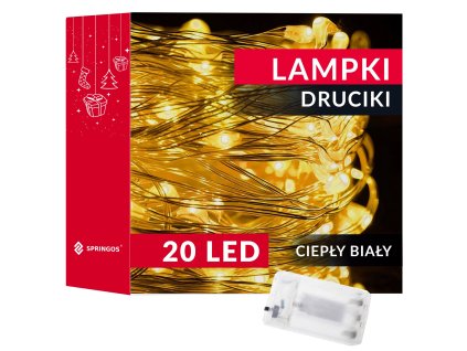 60088 cl0005 lampki led na baterie 20 led M0