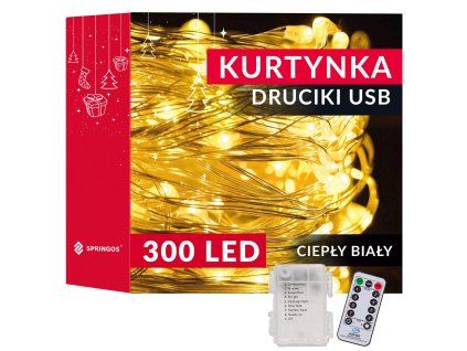 Karácsonyi függöny CL0183 300 LED