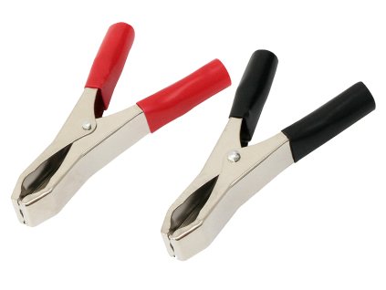 Croc-clamp 50A fekete/piros