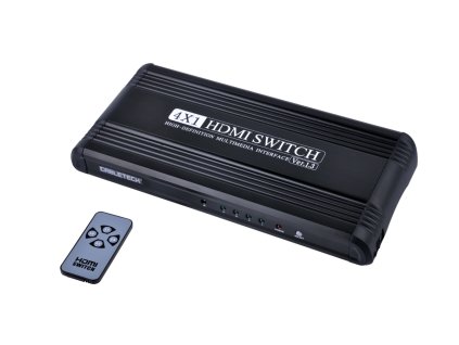 HDMI hub 4/1 távirányítóval