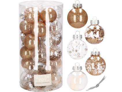 Karácsonyi gömbök 30db CA0884