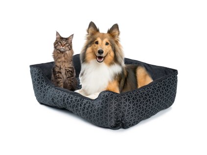 Kutyafekhely 70 x 60 x 25 cm DR-237 fekete