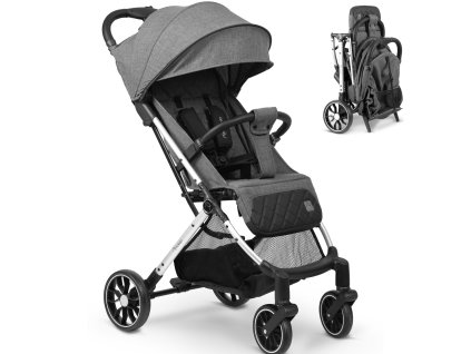 Sötétszürke Paseo sport babakocsi