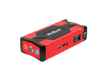 Jump starter - power bank indítókábelekkel és kompresszorral