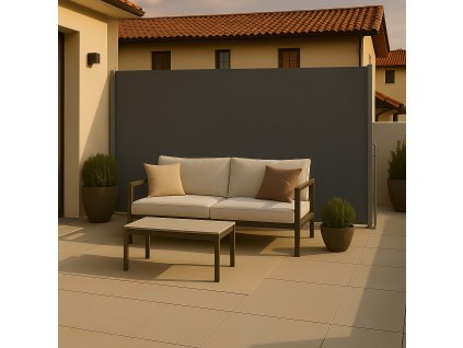 175178 aw0002 markiza boczna 300 x 160 cm ciemno szara M0