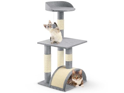 Macska kaparófa 79 cm PH-003 Pethaus szürke