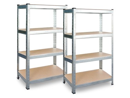 Fém polc készlet 2 db 180 x 90 x 40 cm Plonos PL-702