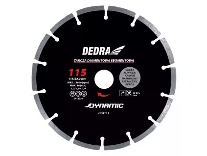 250mm/25,4mm Dynamic HP2117E gyémánt csiszolótárcsa