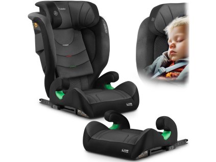Nukido Louis Soft gyerekülés fekete-szürke 15-36 kg ISOFIX