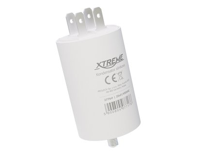 Felfutási kondenzátor 25uF/450V 6,3 mm-es csatlakozó