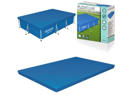 Fedlap keretes medencéhez 300 x 201 cm Bestway 58106