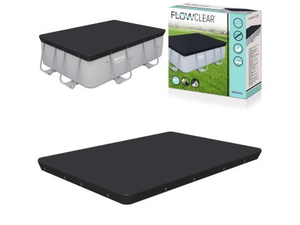 Téglalap alakú medencetakaró 282 x 196 cm Bestway 58442
