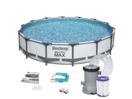 Kerti medence kerettel 427 x 84 cm 10 az 1-ben Bestway 56595